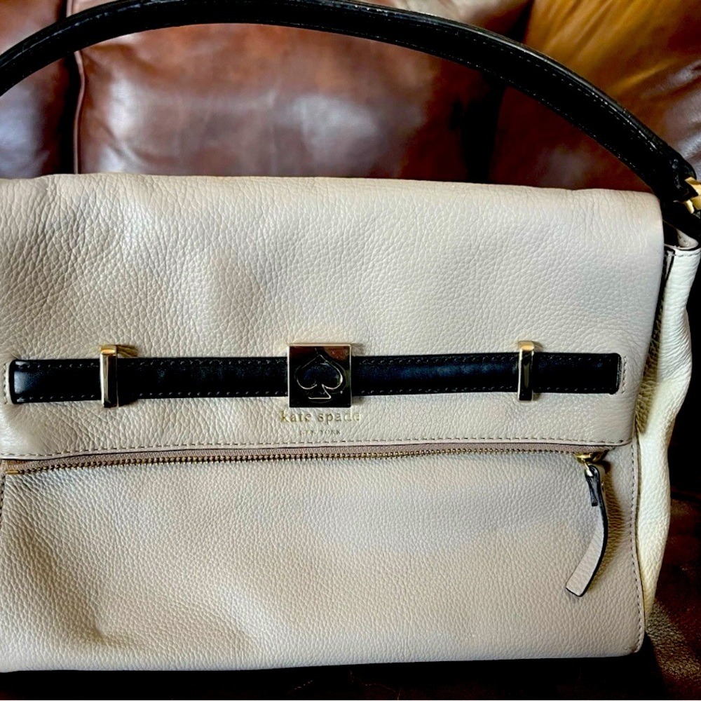 Kate Spade Cream and Black Women's Bag